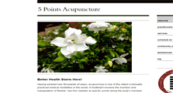 Desktop Screenshot of 5pointsacupuncture.com