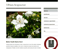 Tablet Screenshot of 5pointsacupuncture.com